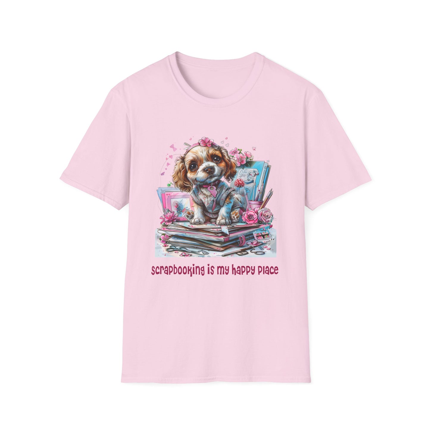 Dog Scrapbooking Softstyle T-Shirt