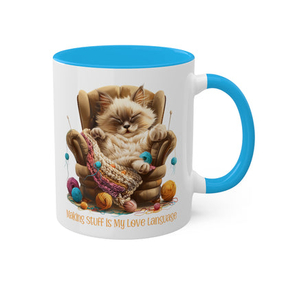 Cat Knitter Mug