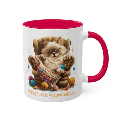 Cat Knitter Mug