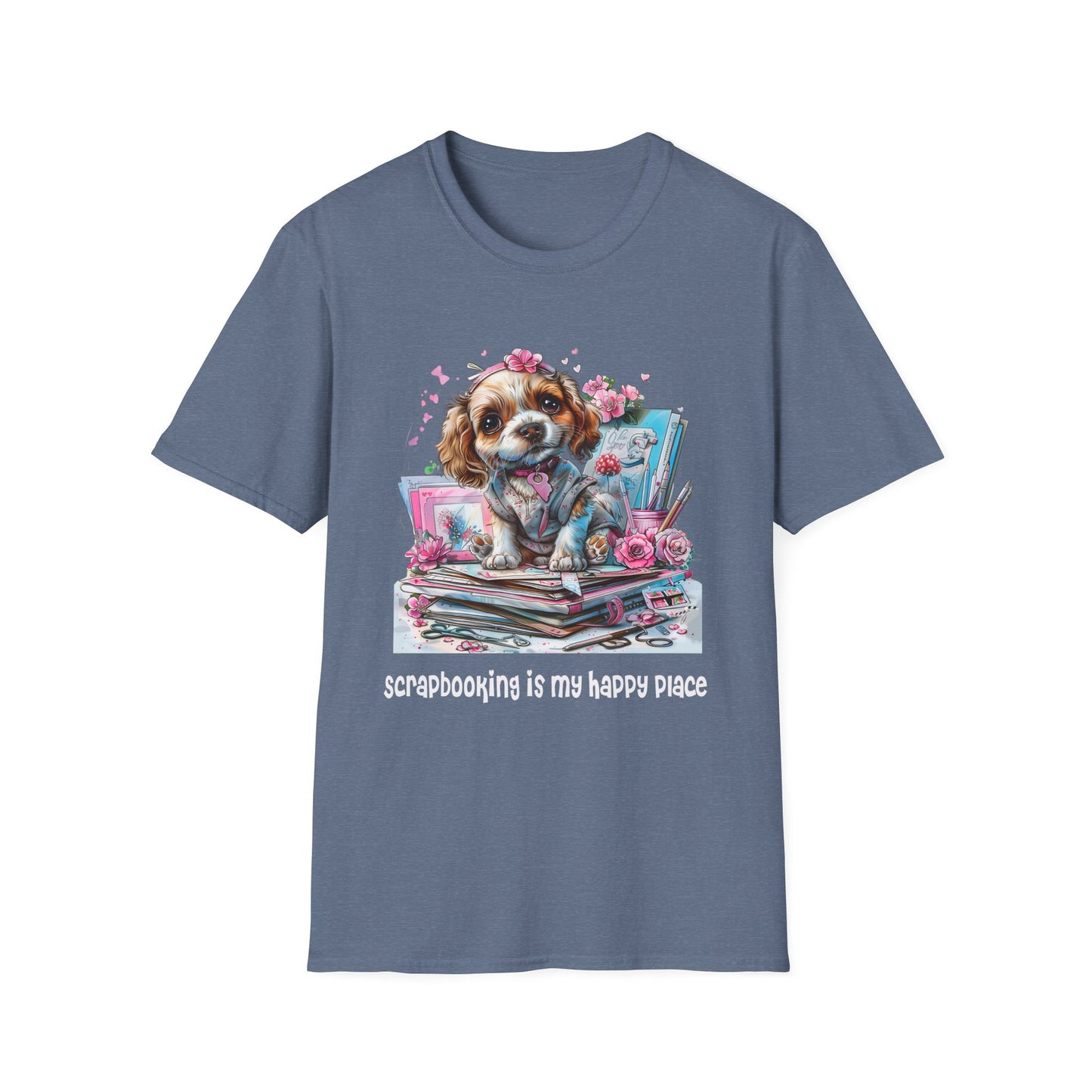 Dog Scrapbooking Softstyle T-Shirt