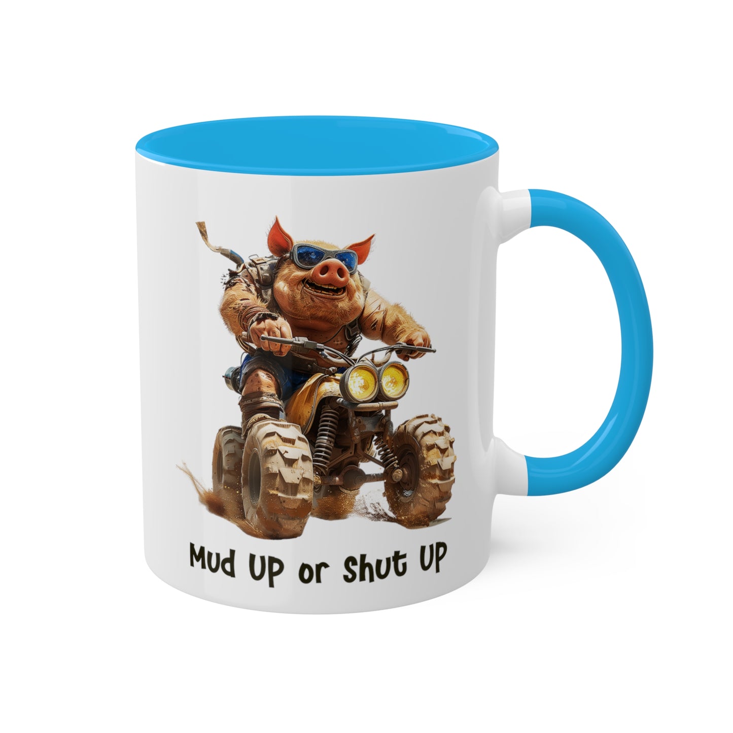 Pig Quad Rider Mug