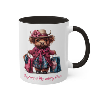 Highland Cow Shopping Mug