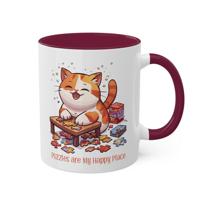 Cat Puzzler Mug