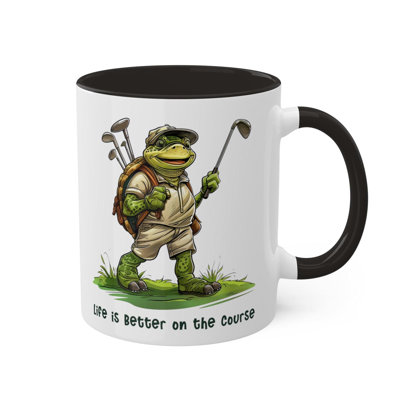 Turtle Golfing Mug