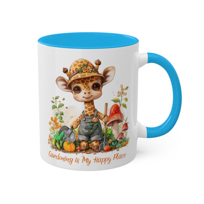 Giraffe Gardener Mug