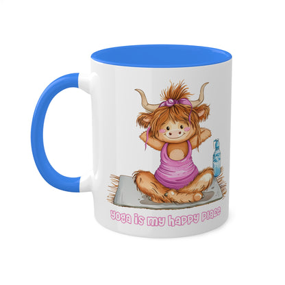 Highland Cow Yoga Mug