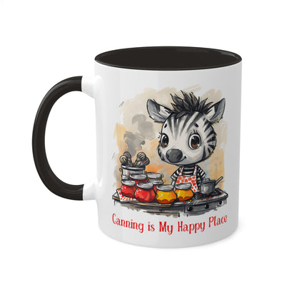 Zebra Canner Mug