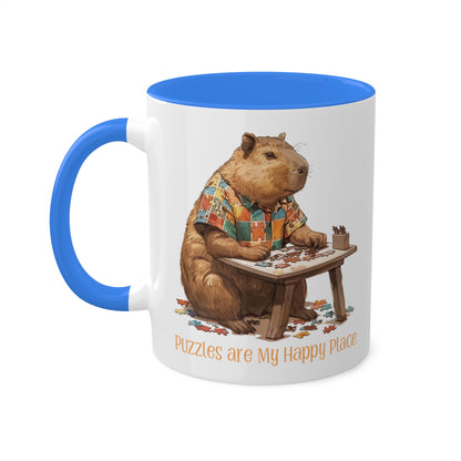 Capybara Puzzler Mug