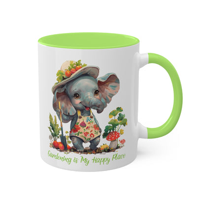 Elephant Gardener Mug