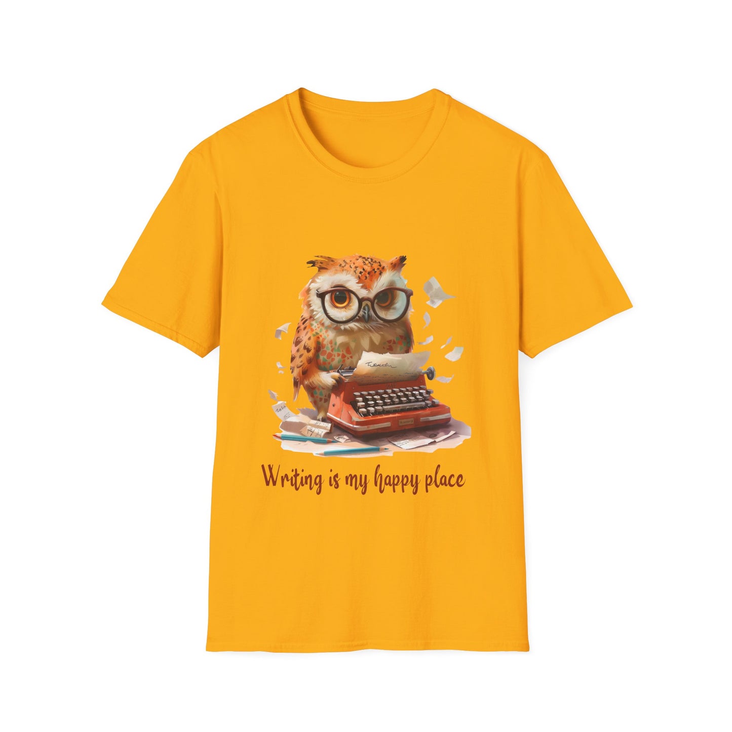 Owl Writer Softstyle T-Shirt