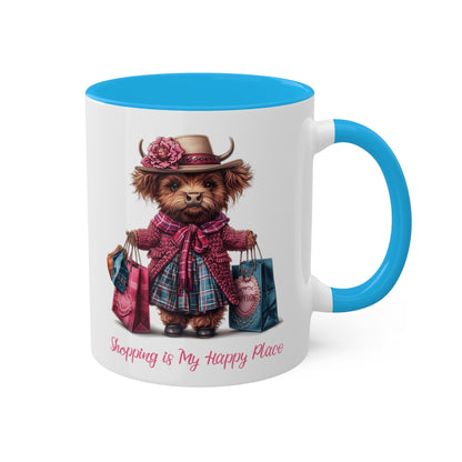 Highland Cow Shopping Mug