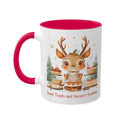 Deer Christmas Baker Mug