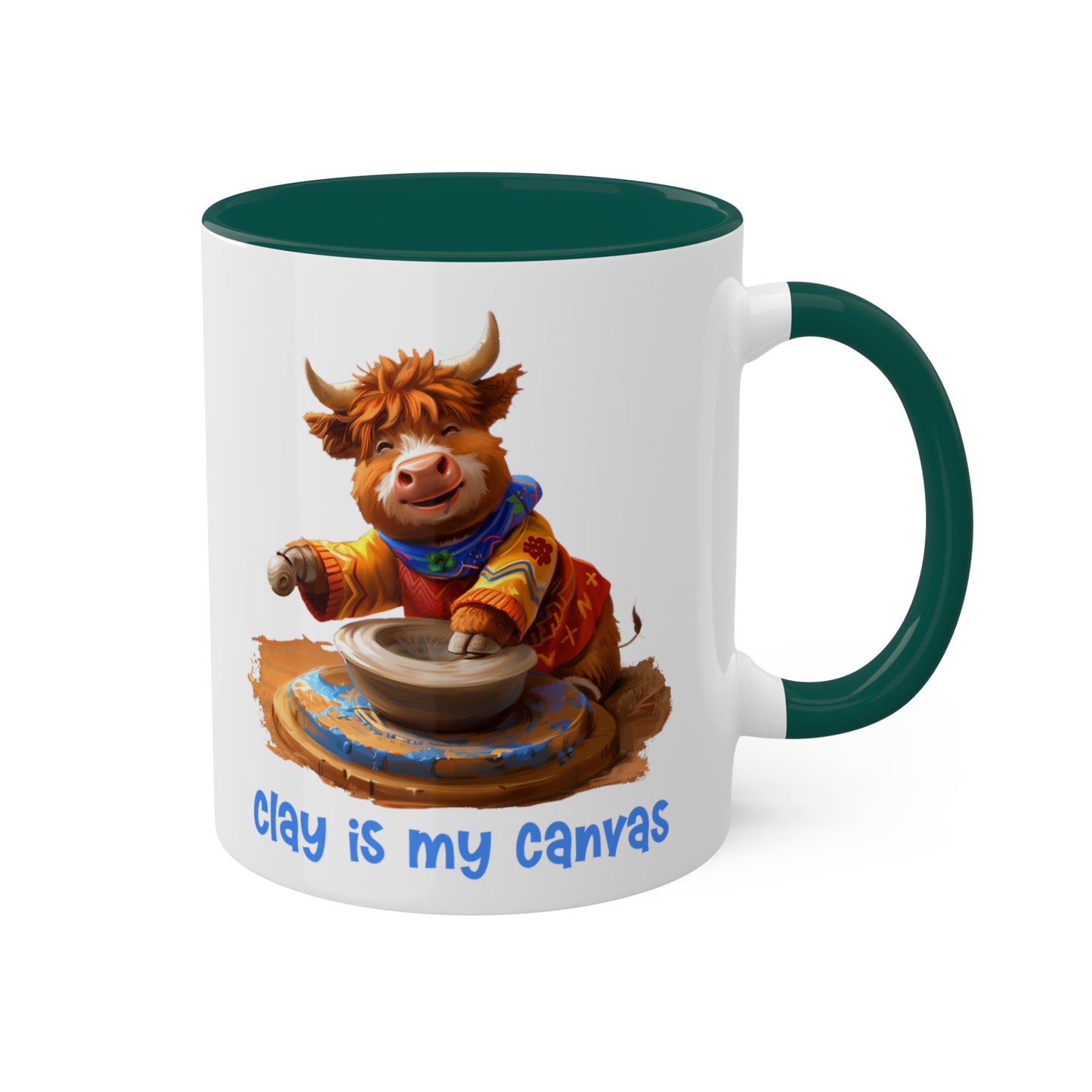 Highland Cow Potter Mug