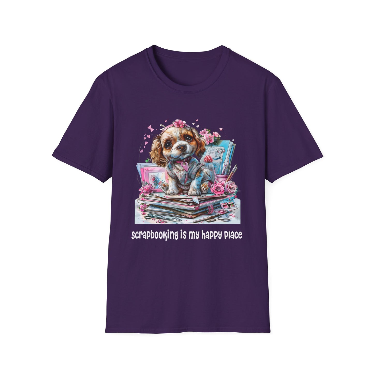 Dog Scrapbooking Softstyle T-Shirt