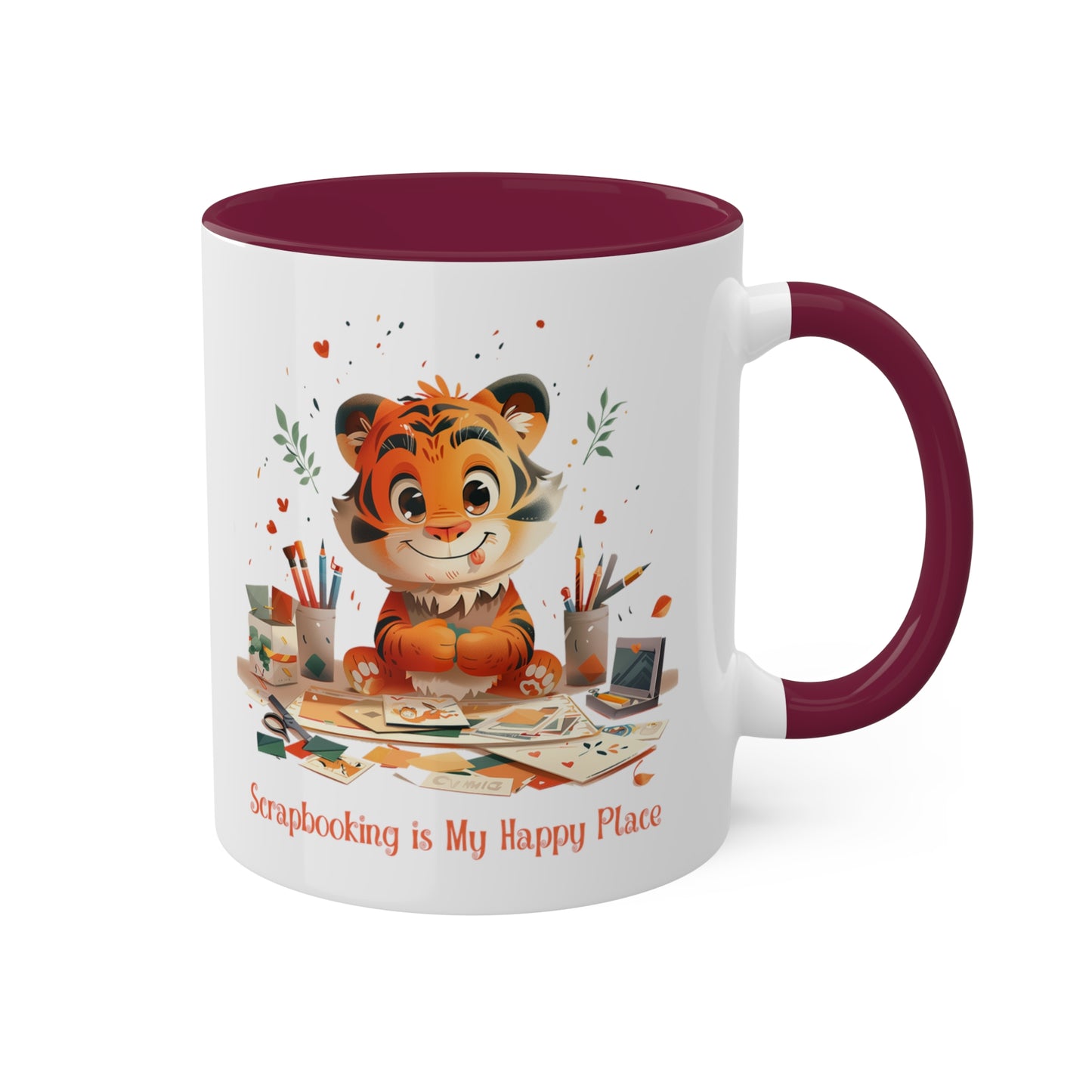 Tiger Scrapbooking Mug