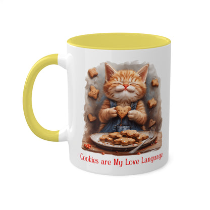 Cat Christmas Baker Mug