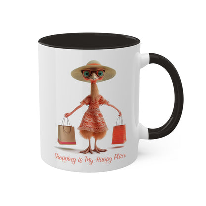 Ostrich Shopper Mug