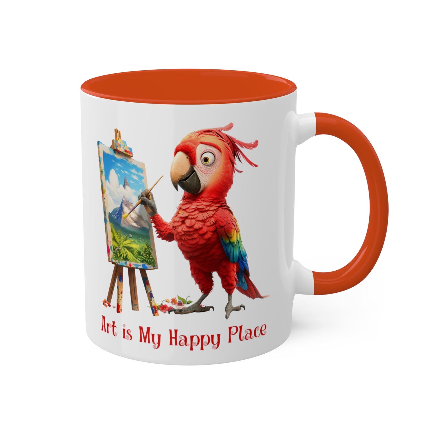 Parrot Artist Mug