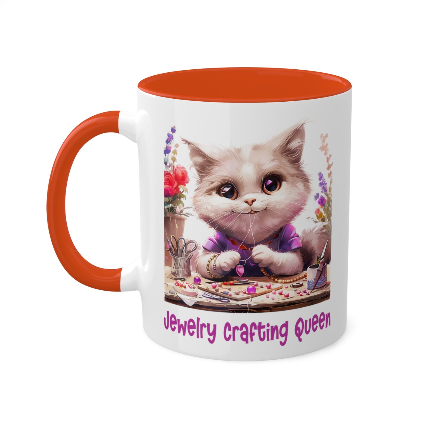 Cat Jewelry Maker Mug