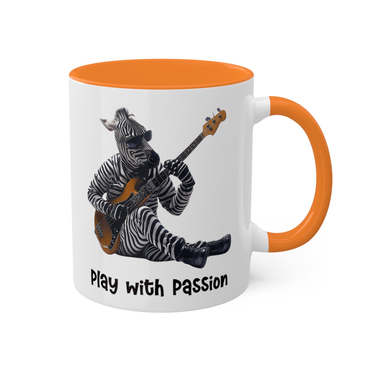 Zebra Musician Mug