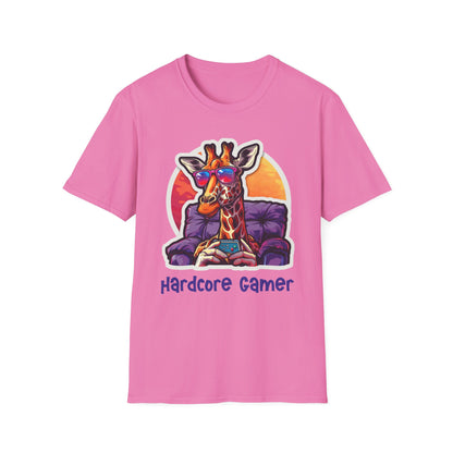 Giraffe Gamer Unisex Softstyle T-Shirt