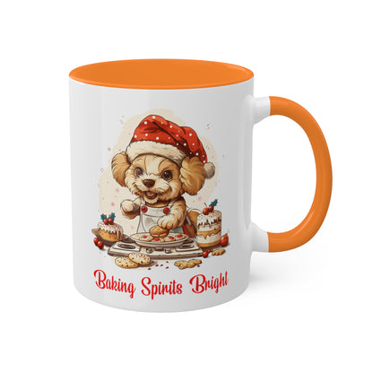 Dog Christmas Baker Mug