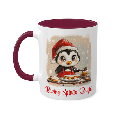 Penguin Christmas Baker Mug