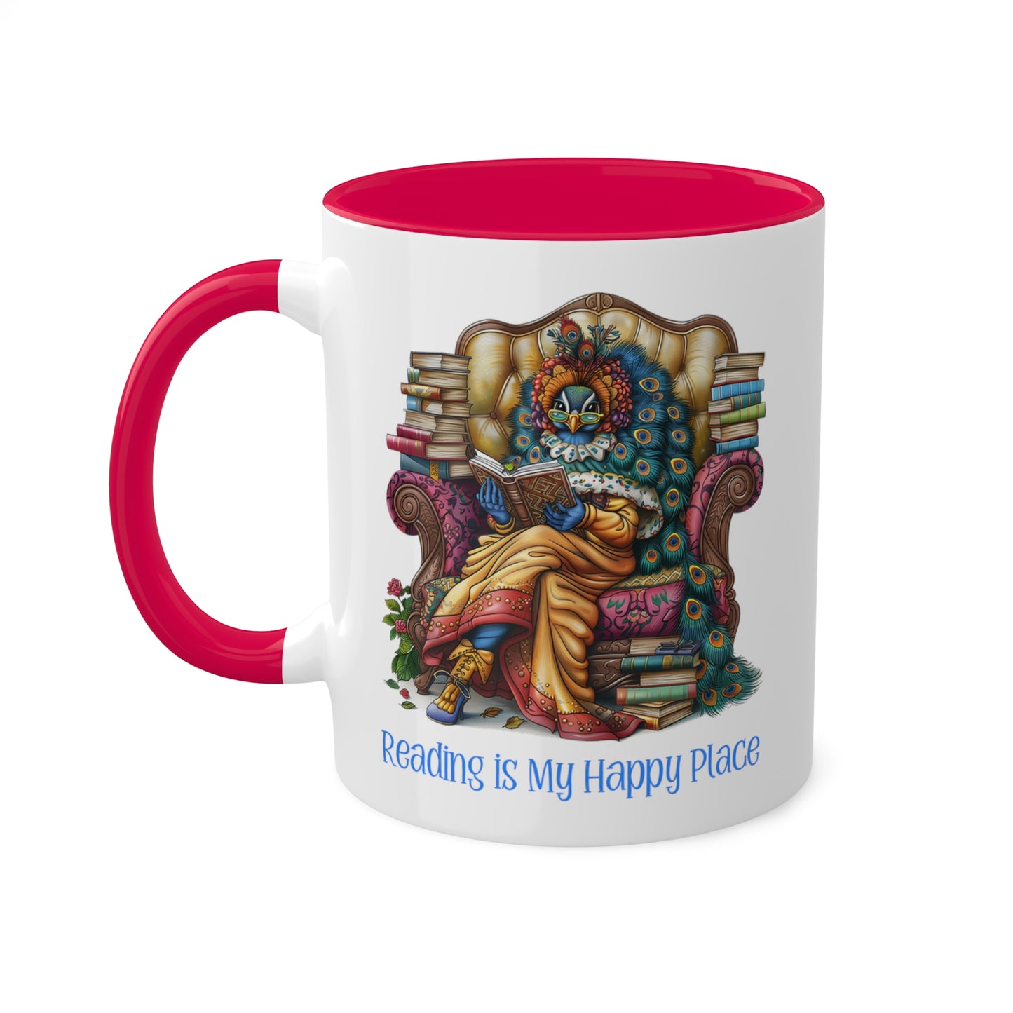 Peacock Reading Mug