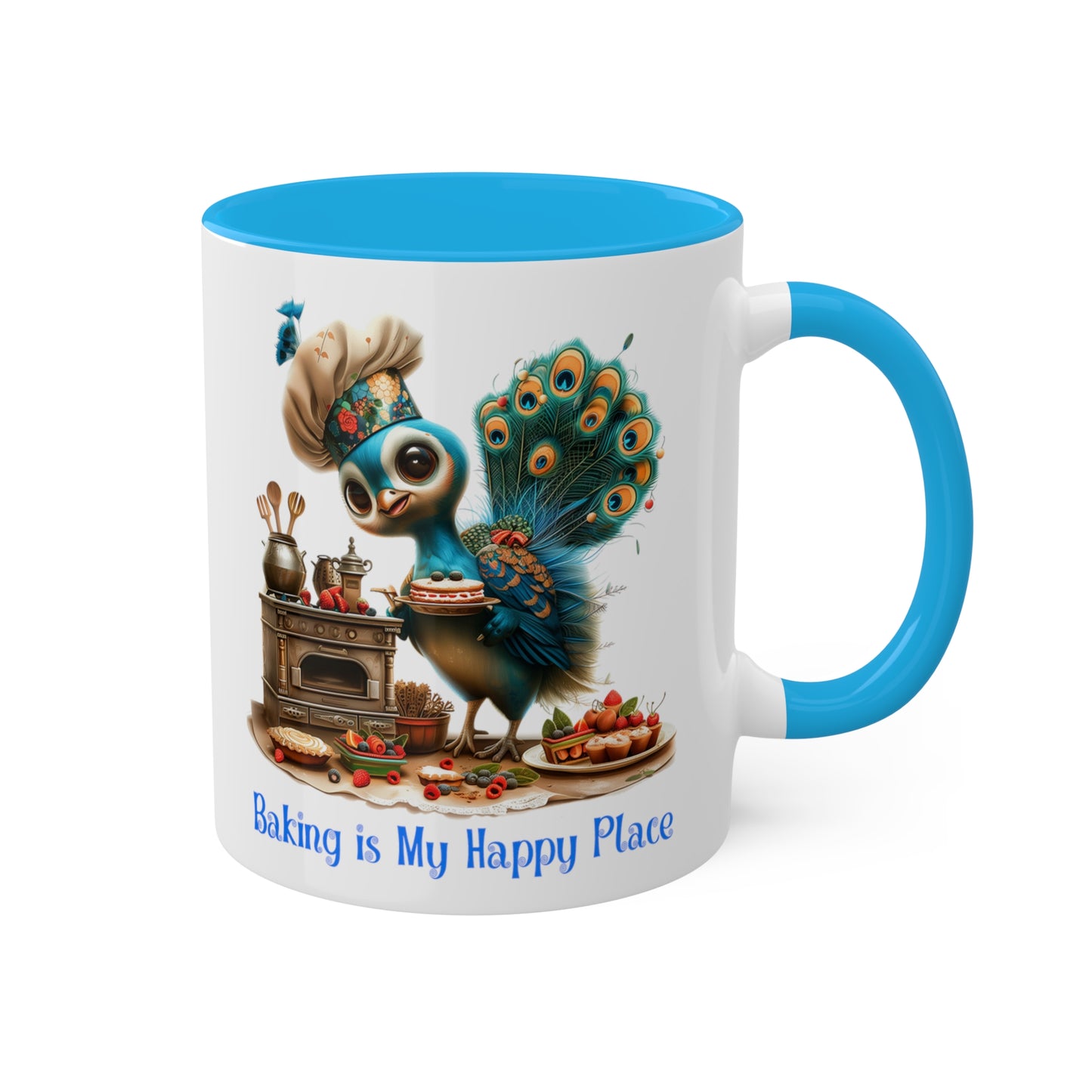 Peacock Baker Mug