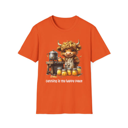 Highland Cow Canning Softstyle T-Shirt