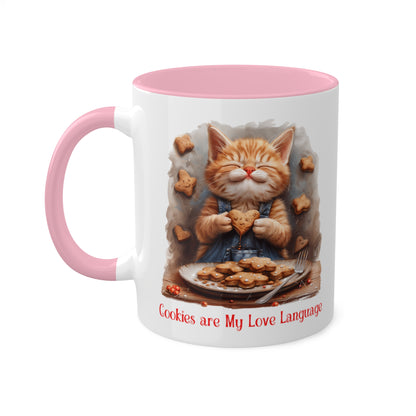 Cat Christmas Baker Mug