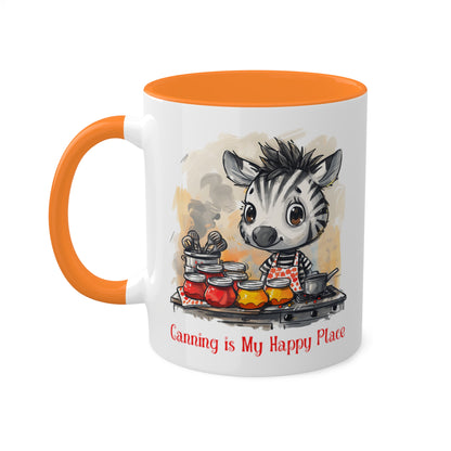 Zebra Canner Mug