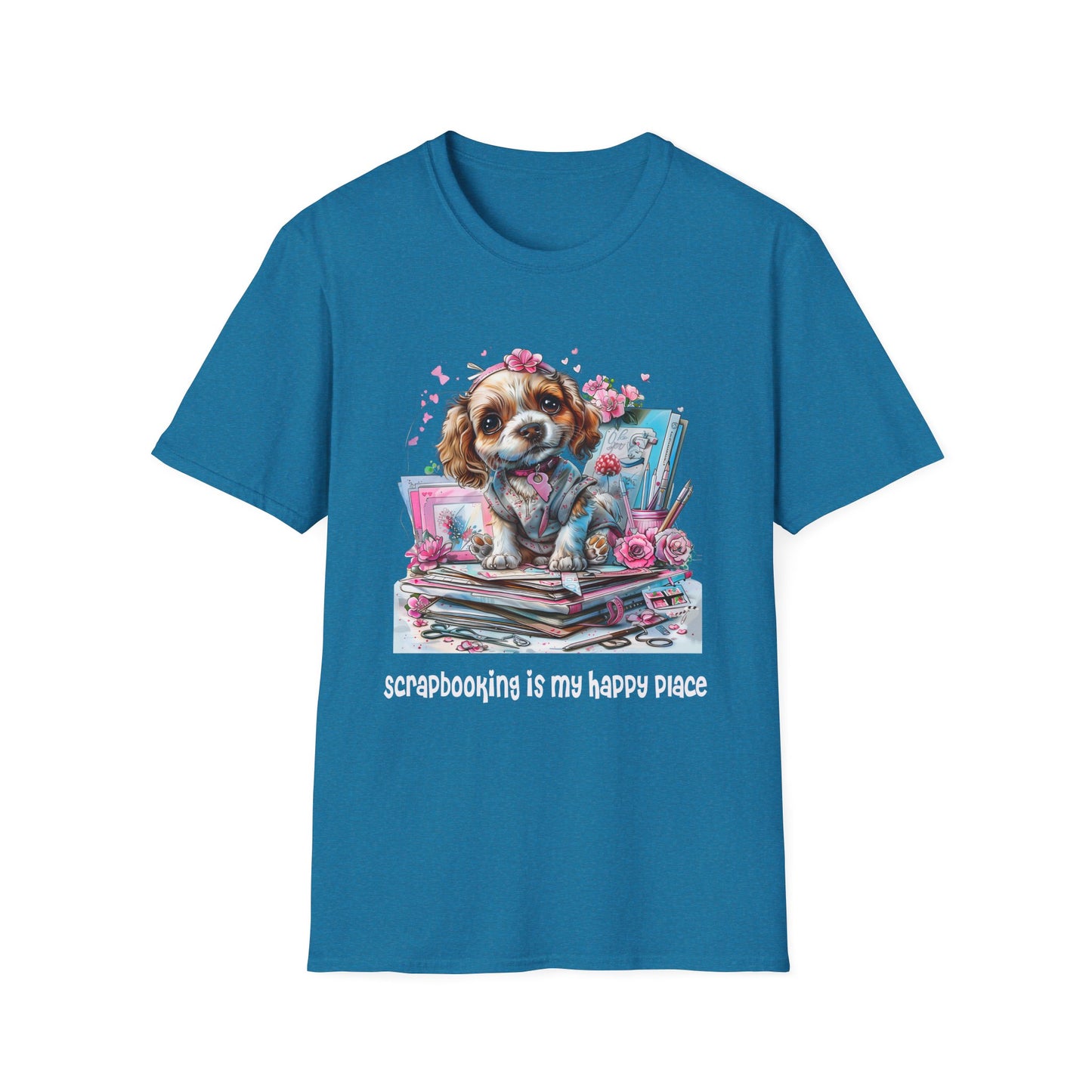 Dog Scrapbooking Softstyle T-Shirt