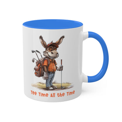 Donkey Golfing Mug