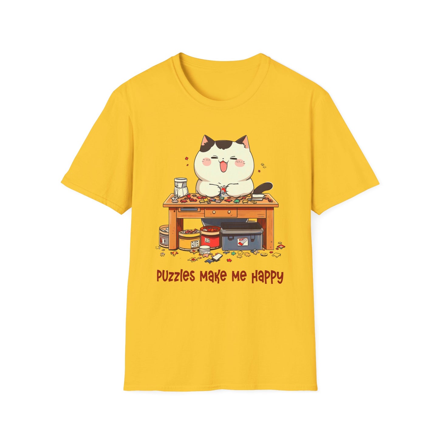 Cat Puzzler Softstyle T-Shirt