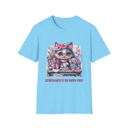 Cat Scrapbooker Softstyle T-Shirt