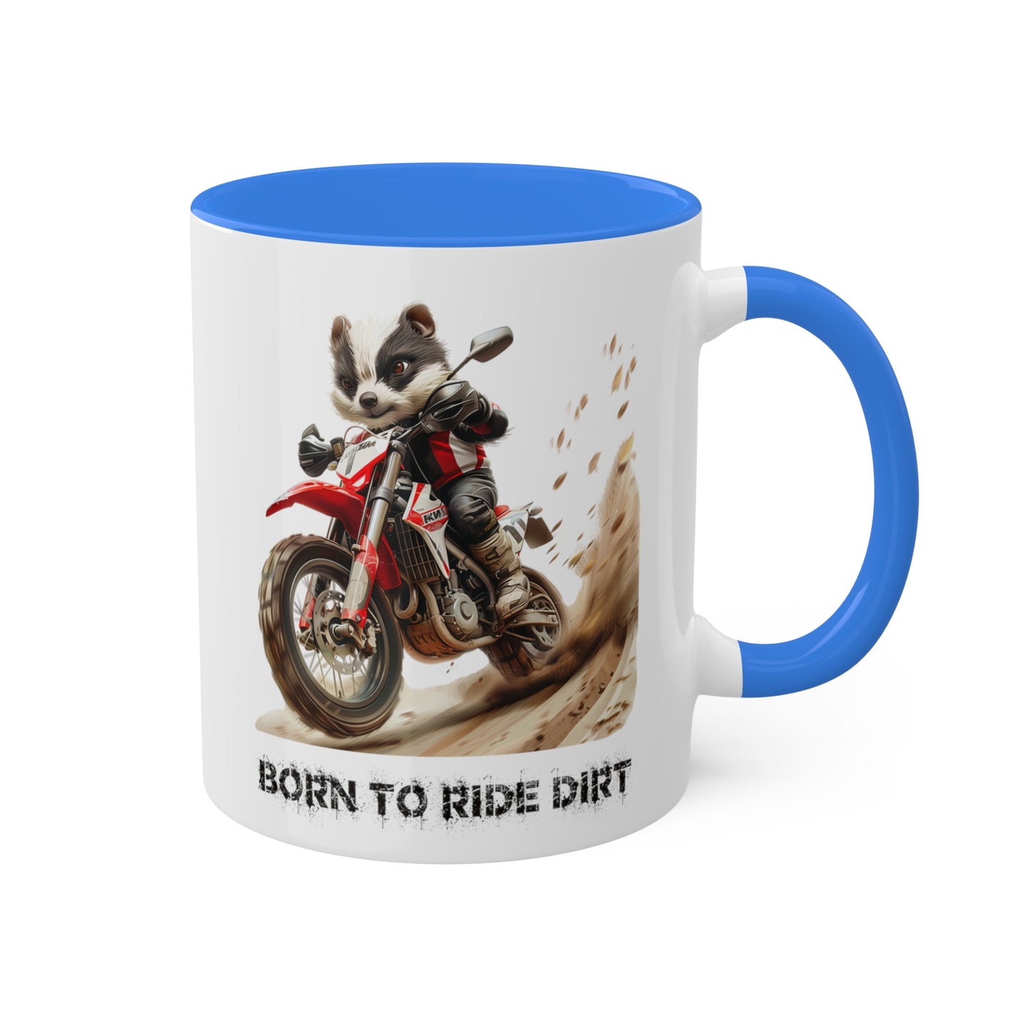 Skunk Dirt Biker Mug