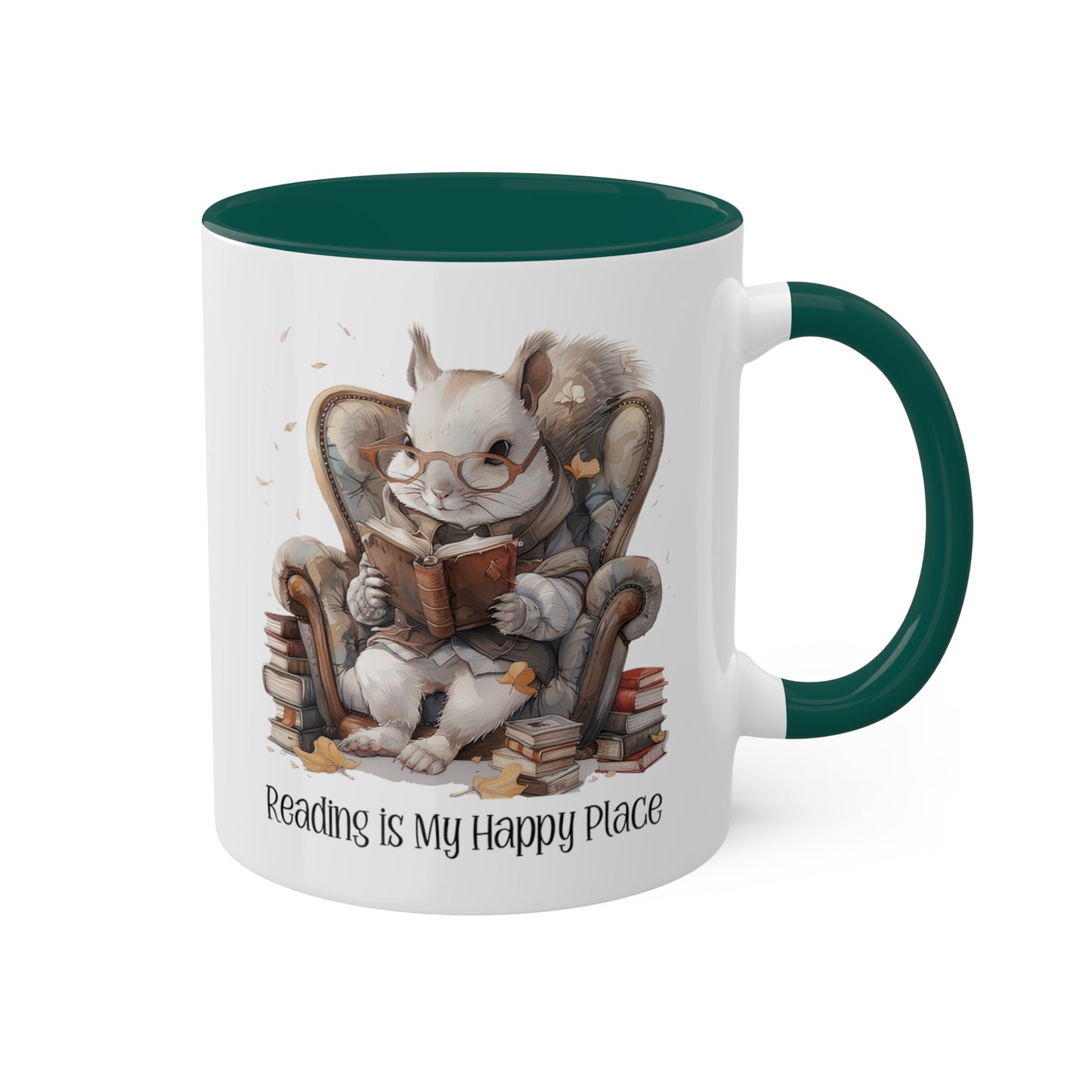 Squirrel Reading Mug