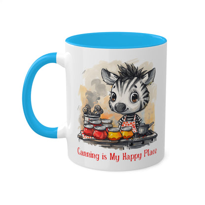 Zebra Canner Mug