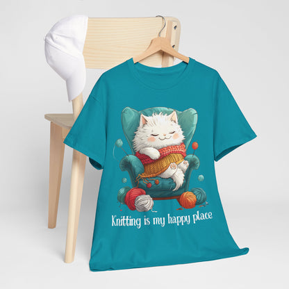 Cat Knitter Tee