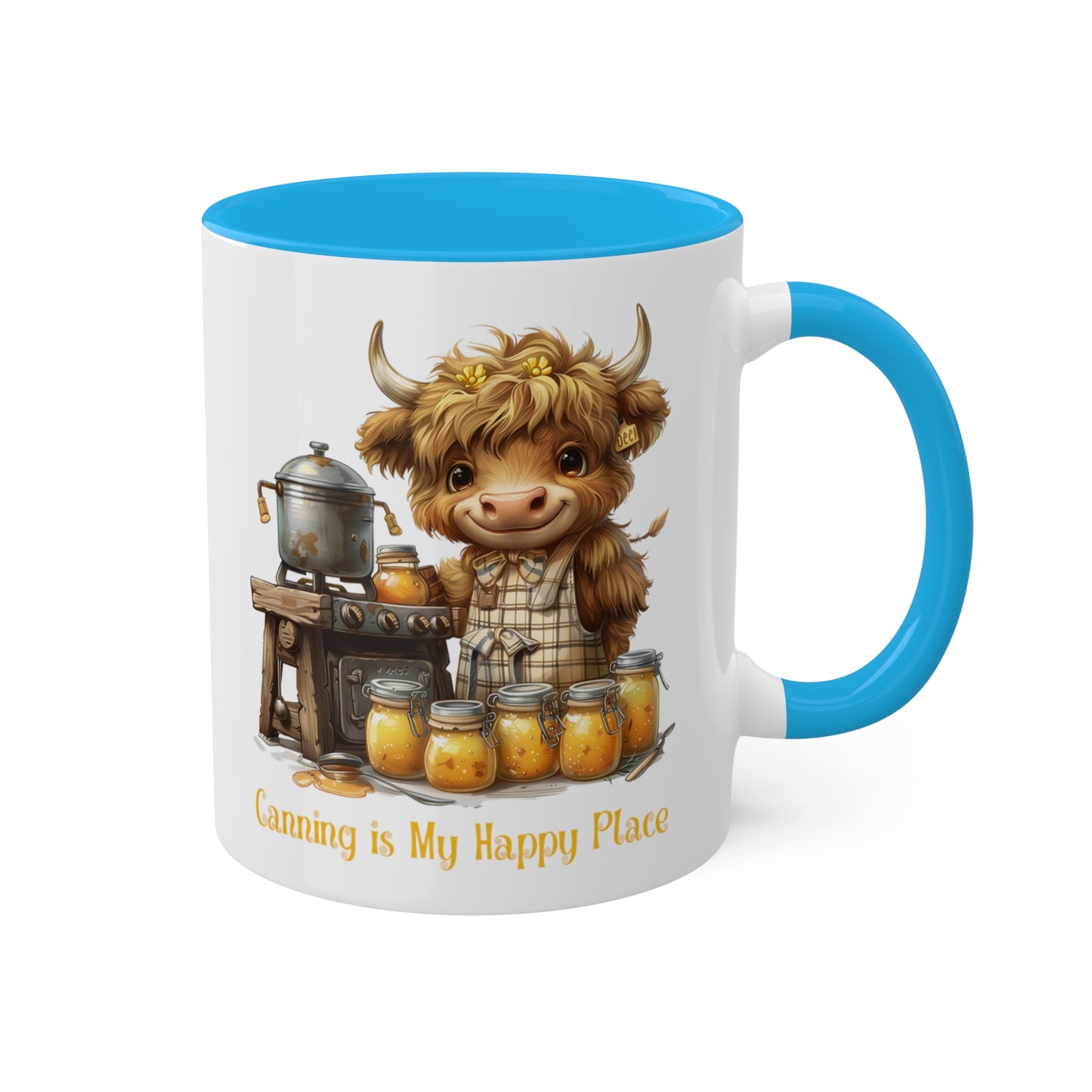 Highland Cow Canner Mug