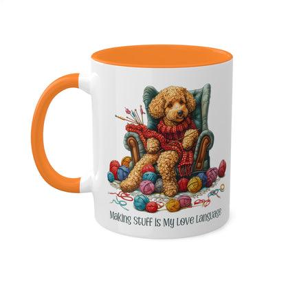 Poodle Knitter Mug