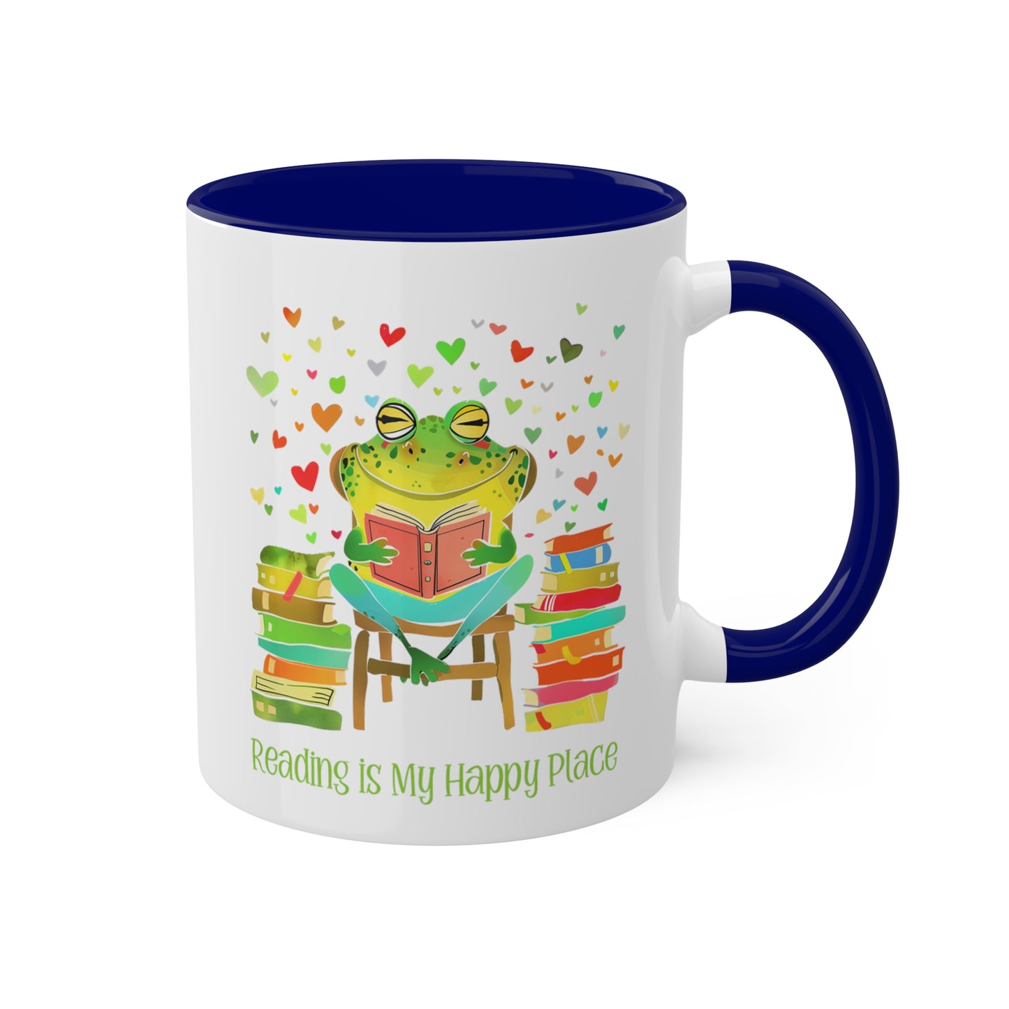 Frog Reading Mug