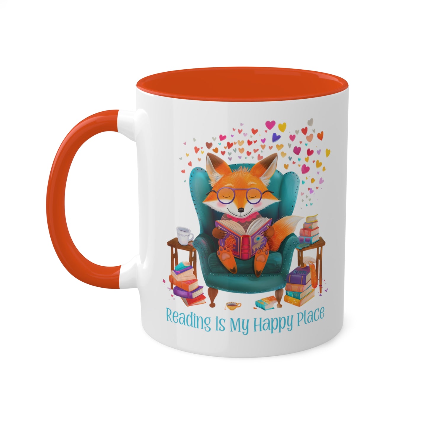 Fox Reading Mug