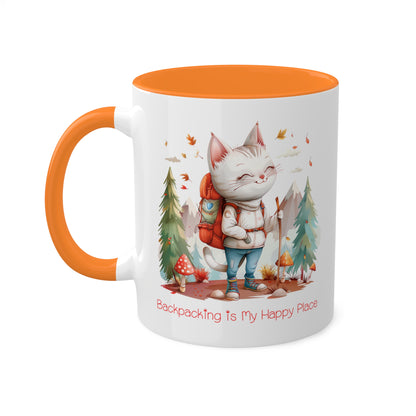 Cat Backpacker Mug