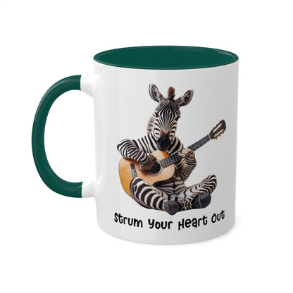 Zebra Musician Mug