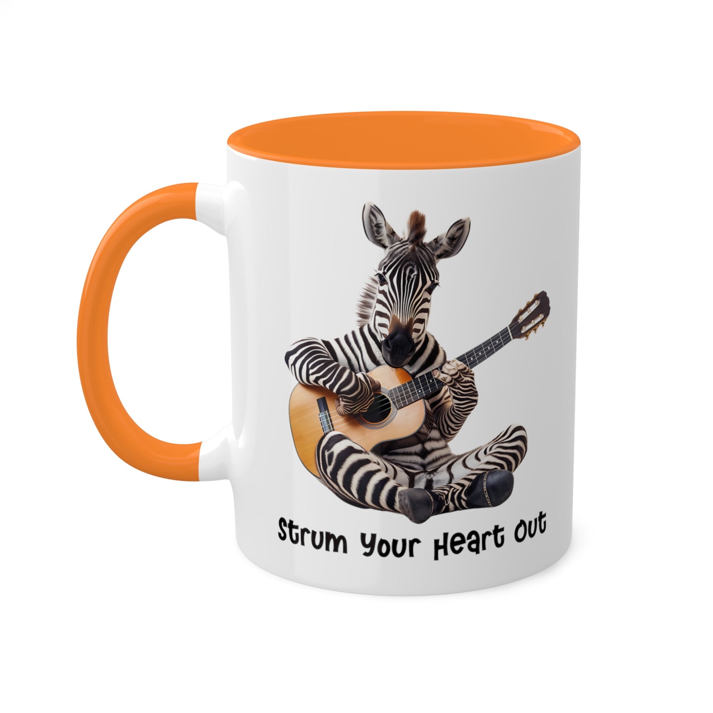 Zebra Musician Mug