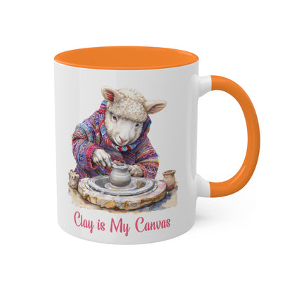 Sheep Pottery Maker Mug