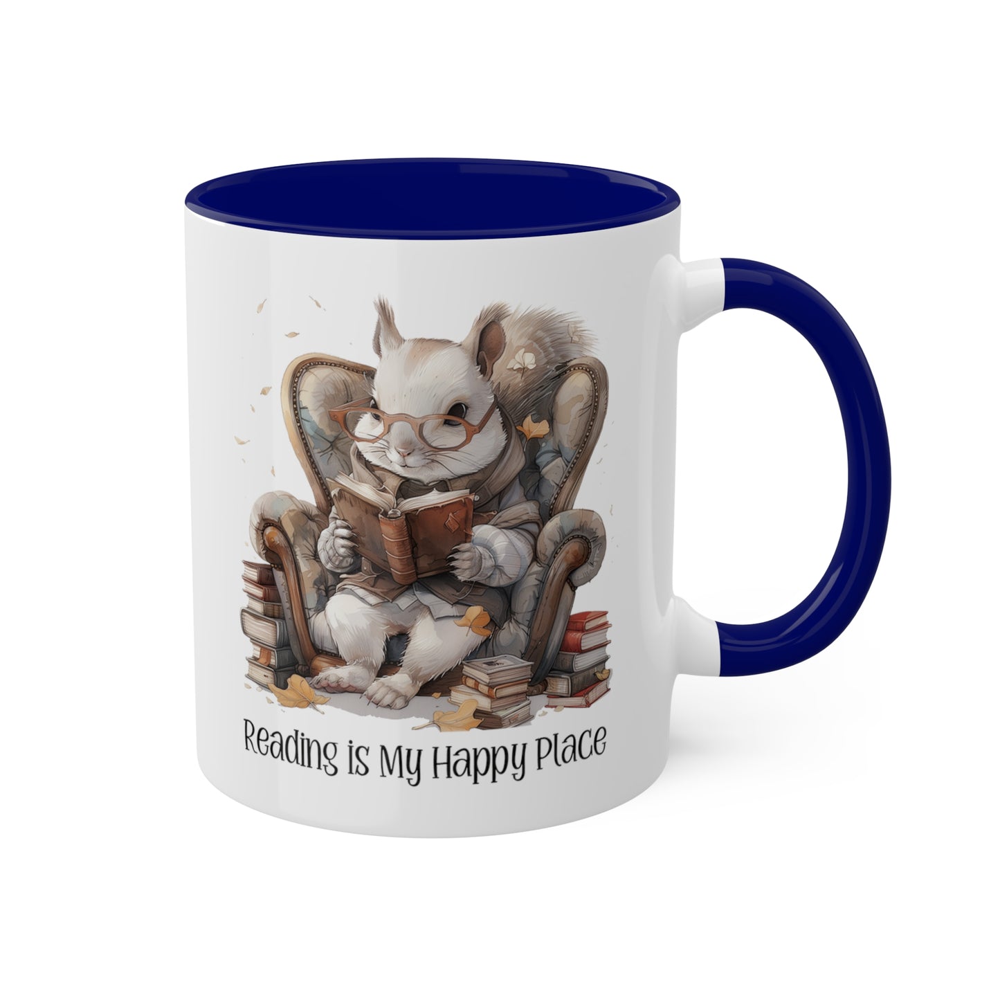 Squirrel Reading Mug