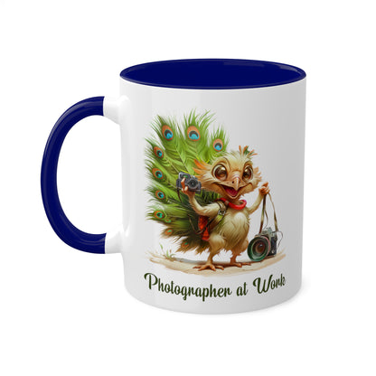 Peacock Photographer Mug